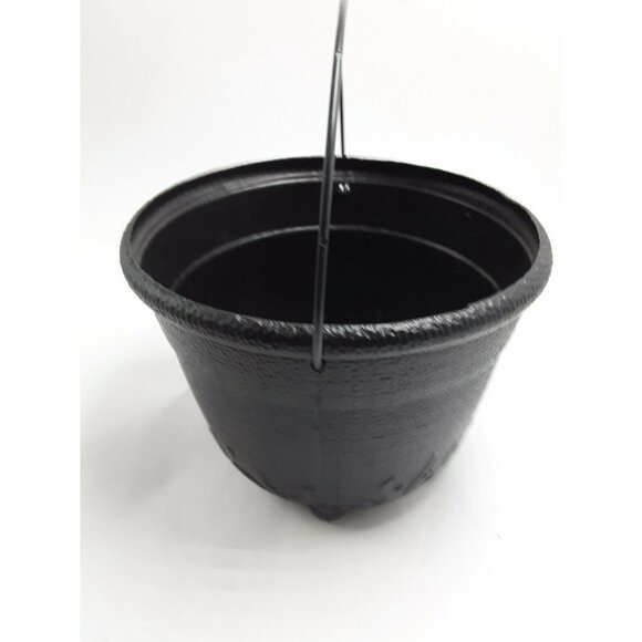 Halloween Cauldron Candy Pail Bucket Witch Black USA - Picture 7 of 12